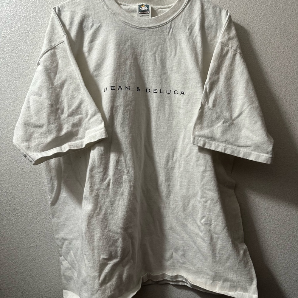 Vintage 90s Dean & Deluca Tee T-Shirt Medium Men Made In USA RARE